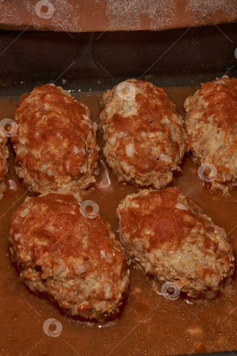 Скачать Домашние ленивые голубцы с мясом и рисом. фотосток Ozero