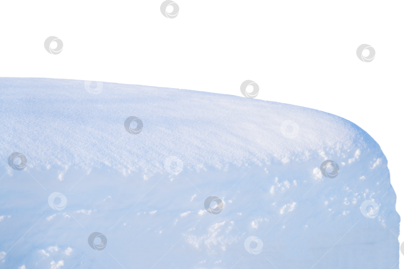 Скачать белый снег при дневном свете, фон, изолированный фотосток Ozero