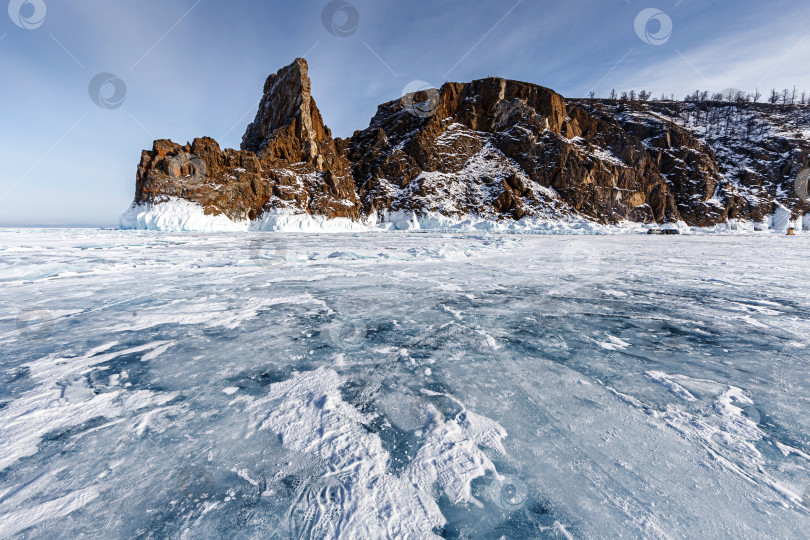 Скачать Мыс Хобой зимой фотосток Ozero