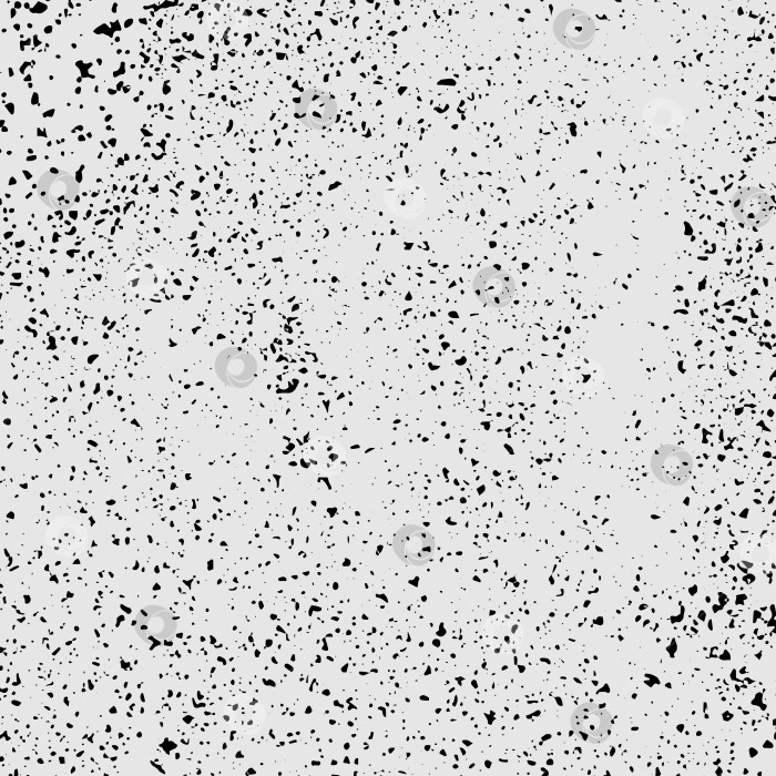 Скачать Гранжевая текстура поверхности с мелкими грязными пятнами от брызг, зернистостью и шумом. Абстрактный фон с беспорядочно заполняющимися мелкими грязными пятнами. Шаблон наложения. Вектор фотосток Ozero