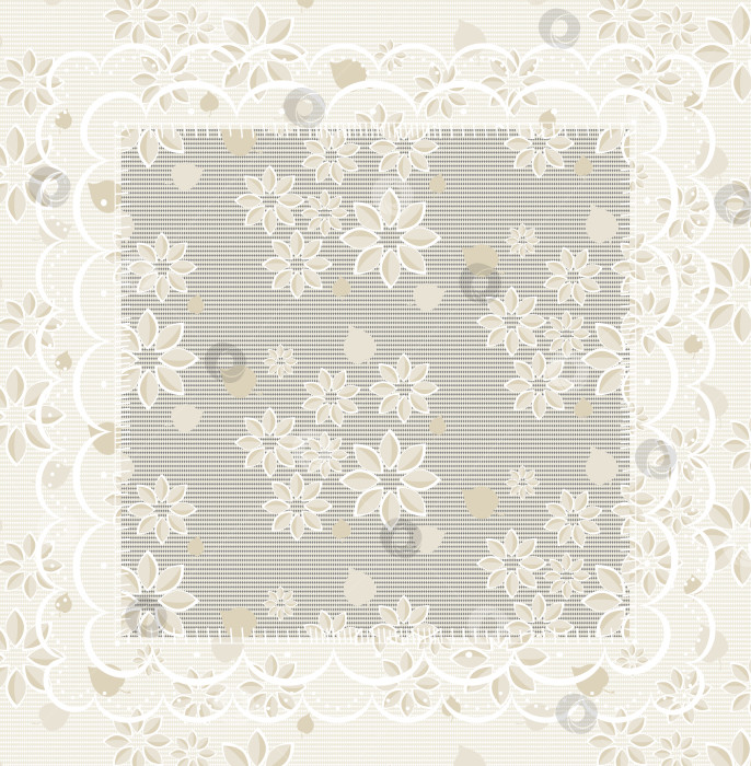 Скачать Нежные, как кружево, рамки с цветами и листьями для свадебных приглашений, поздравлений, веб-сайтов. фотосток Ozero