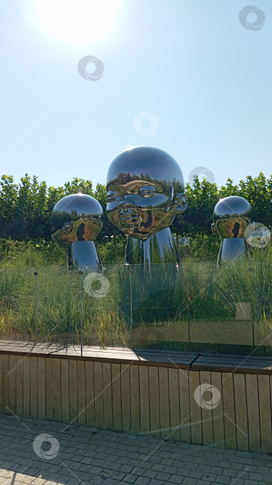 Скачать Арт-объект Детская голова. Парк Галицкого. Город Краснодар. фотосток Ozero