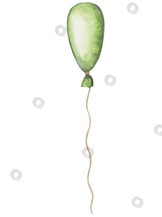 Скачать Набор акварельных иллюстраций ко Дню Святого Патрика. Нарисованный от руки изолированный клипарт с изображением шляпы лепрекона, клевера, золотых монет, ирландского флага, зеленого пива и горшка с золотом. Талисманы на удачу, богатство и успех. Коллекция предметов для праздника. фотосток Ozero