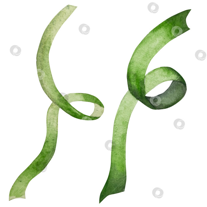 Скачать Набор акварельных иллюстраций ко Дню Святого Патрика. Нарисованный от руки изолированный клипарт с изображением шляпы лепрекона, клевера, золотых монет, ирландского флага, зеленого пива и горшка с золотом. Талисманы на удачу, богатство и успех. Коллекция предметов для праздника. фотосток Ozero