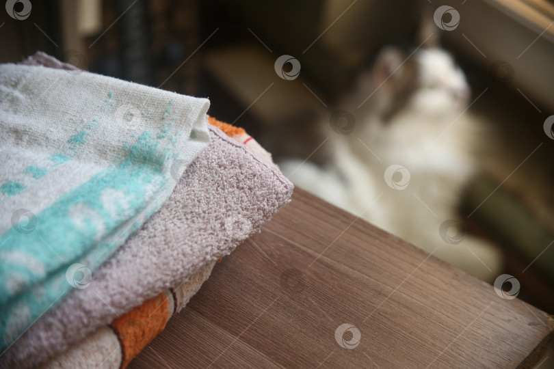 Скачать Махровые полотенца фотосток Ozero