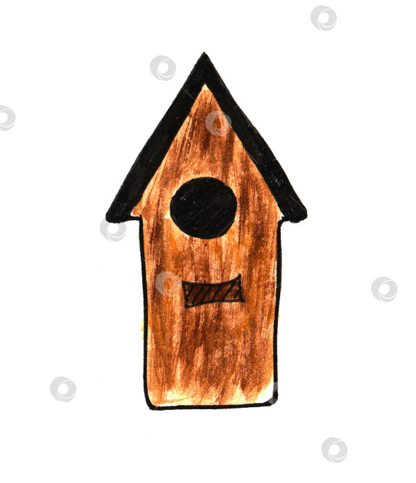 Скачать Набор акварельных пасхальных рисунков. Набор пасхальных рисунков, нарисованных от руки, на белом фоне фотосток Ozero