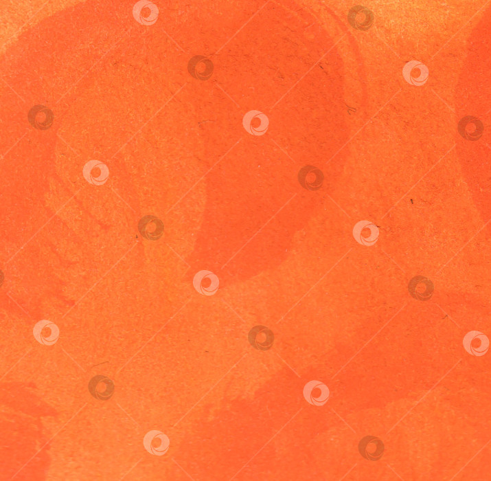 Скачать Оранжевый абстрактный акварельный фон с макротекстурой. Яркая ручная работа в технике акварель. фотосток Ozero