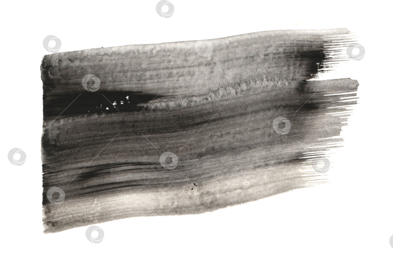 Скачать Абстрактный рисунок черной тушью и акварелью на белом фоне. Текстура гранж. Содержит иероглиф - двойная удача фотосток Ozero