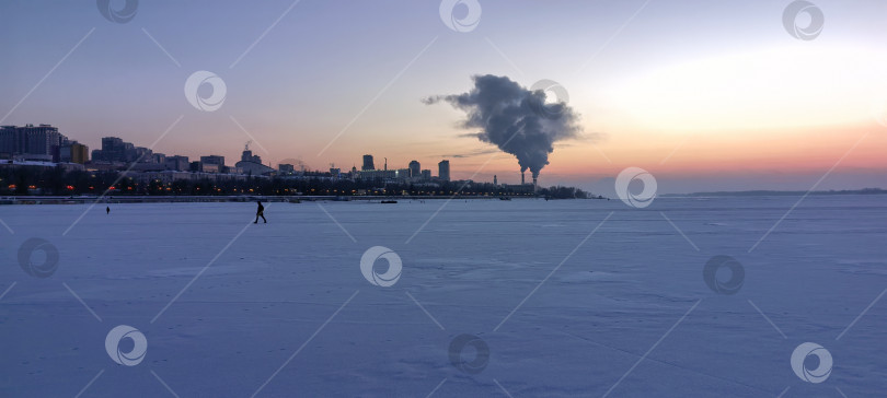 Скачать Зимний город фотосток Ozero