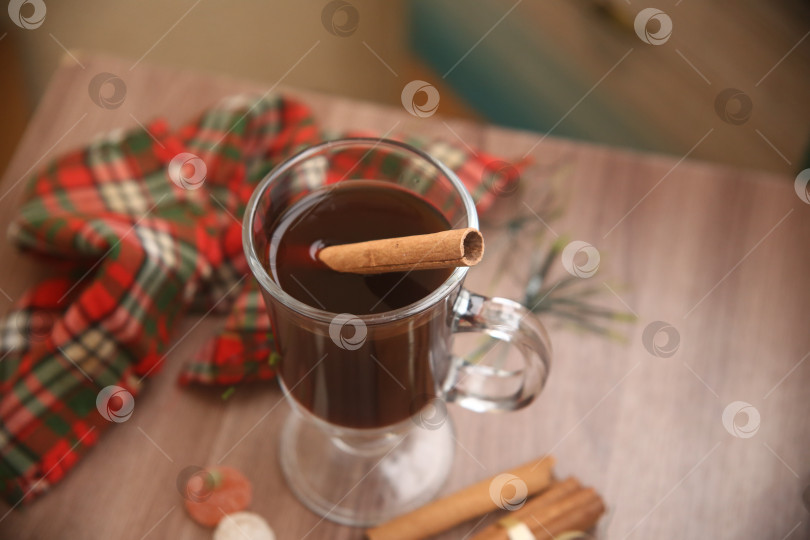 Скачать Чёрный кофе с корицей фотосток Ozero