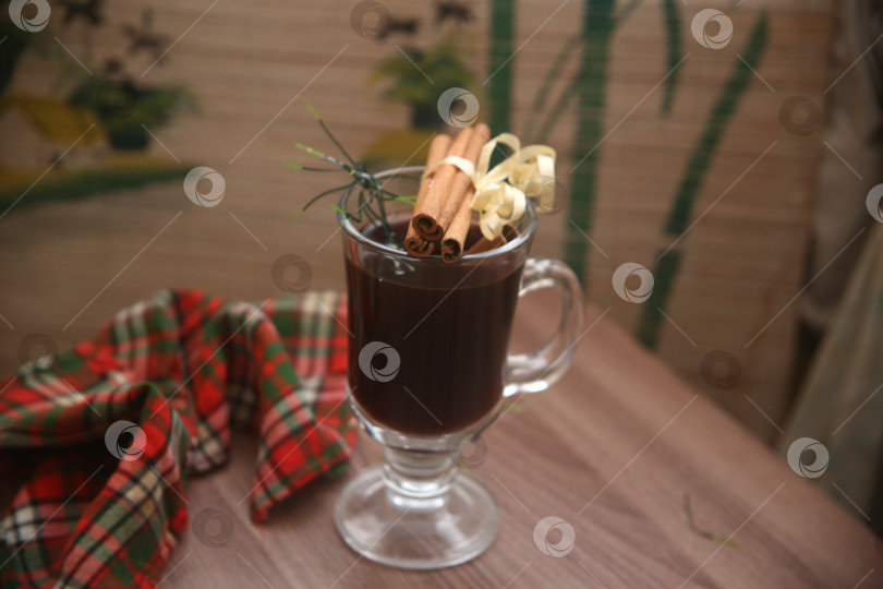 Скачать Чёрный кофе с корицей фотосток Ozero