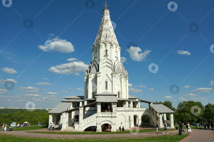 Скачать Храм Вознесения Господня в Коломенском фотосток Ozero