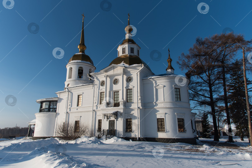 Скачать Храм  Казанской иконы Божией Матери п. Усть-Куда фотосток Ozero