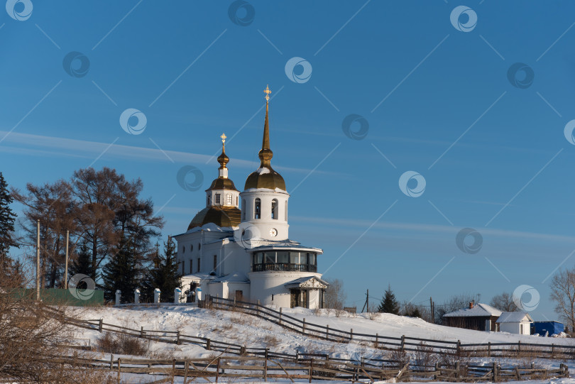 Скачать Храм Казанской  иконы Божией Матери п. Усть-Куда. фотосток Ozero