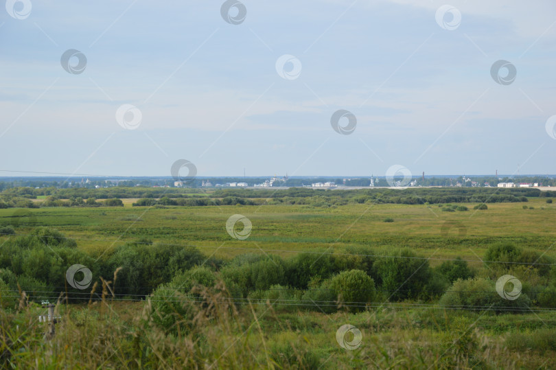 Скачать Пейзаж с видом на город фотосток Ozero