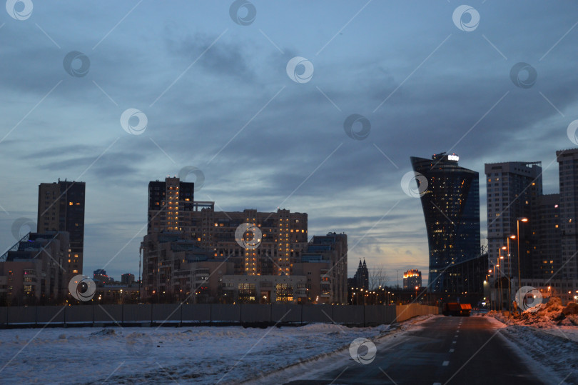 Скачать Городской пейзаж фотосток Ozero