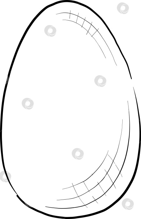 Скачать Традиционный набор праздничных элементов декора "Пасхальные цветы". Иллюстрация в стиле туши. Яйца, узлы, весенние садовые цветы и корзина с выгравированными контурами. Монохромная графика в виде нарисованных от руки линий для букетов, венков, открыток, поздравлений. фотосток Ozero