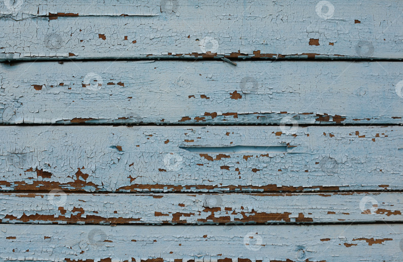 Скачать Старая окрашенная деревянная стена - текстура или фон. Синий фон фотосток Ozero