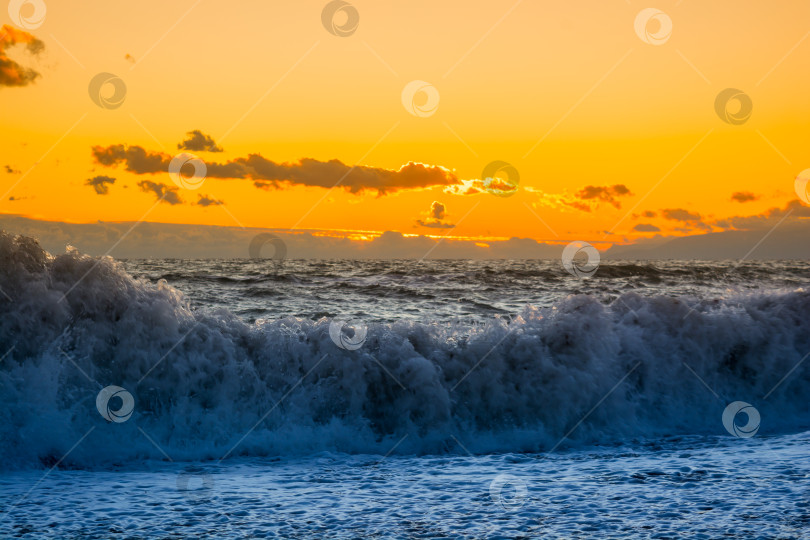 Скачать Море на закате фотосток Ozero