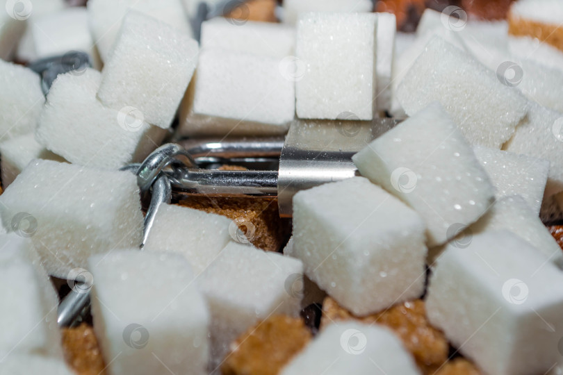 Скачать Сахар и цепочка с замком фотосток Ozero