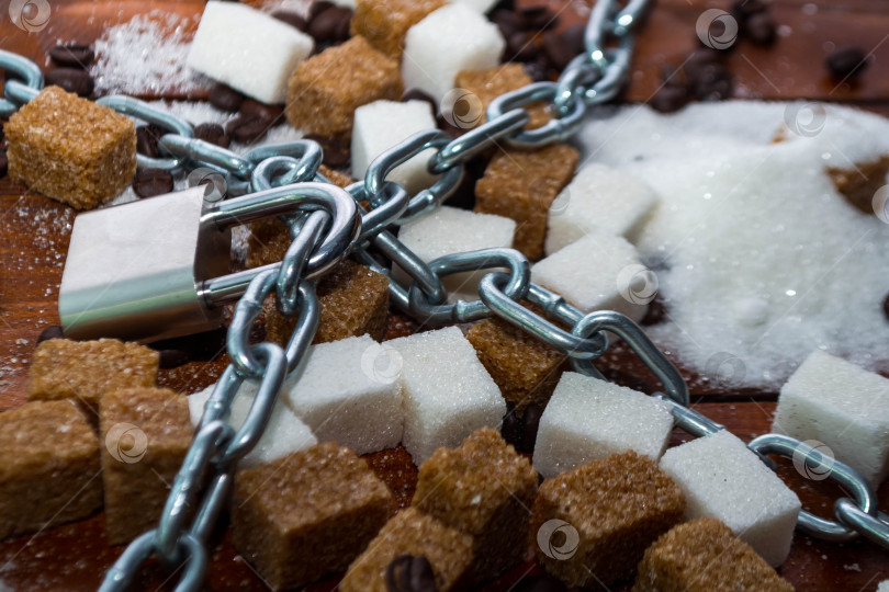 Скачать Сахар и цепочка с замком фотосток Ozero