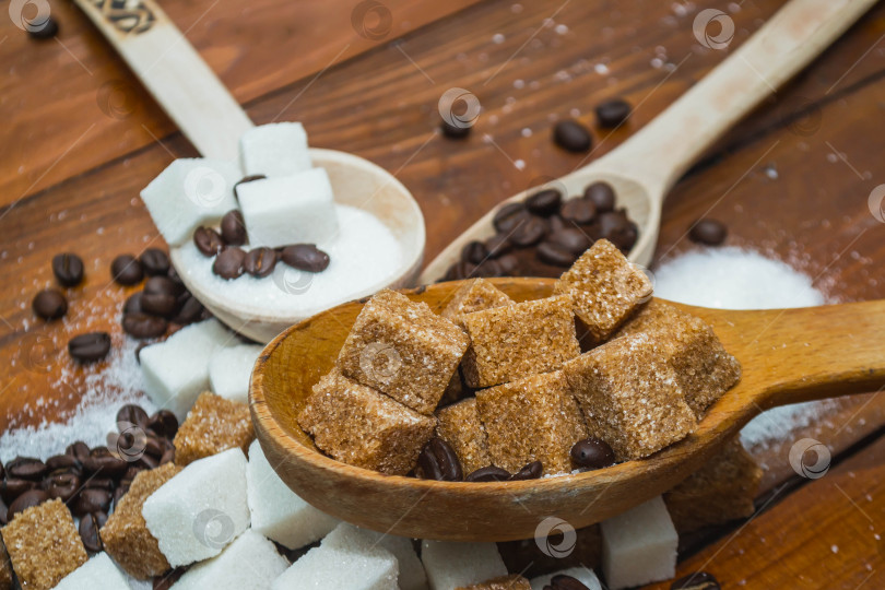 Скачать Сахар и кофе фотосток Ozero