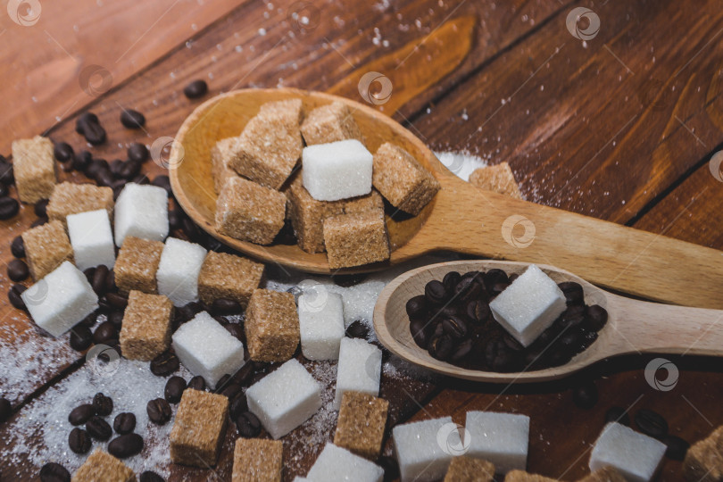 Скачать Сахар и кофе фотосток Ozero