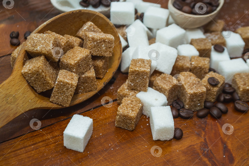 Скачать Сахар и кофе фотосток Ozero