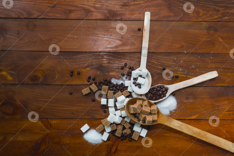 Скачать Сахар и кофе фотосток Ozero
