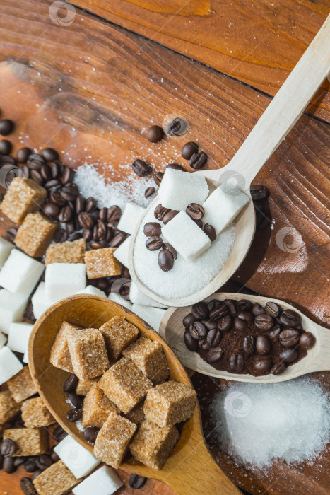 Скачать Сахар и кофе фотосток Ozero