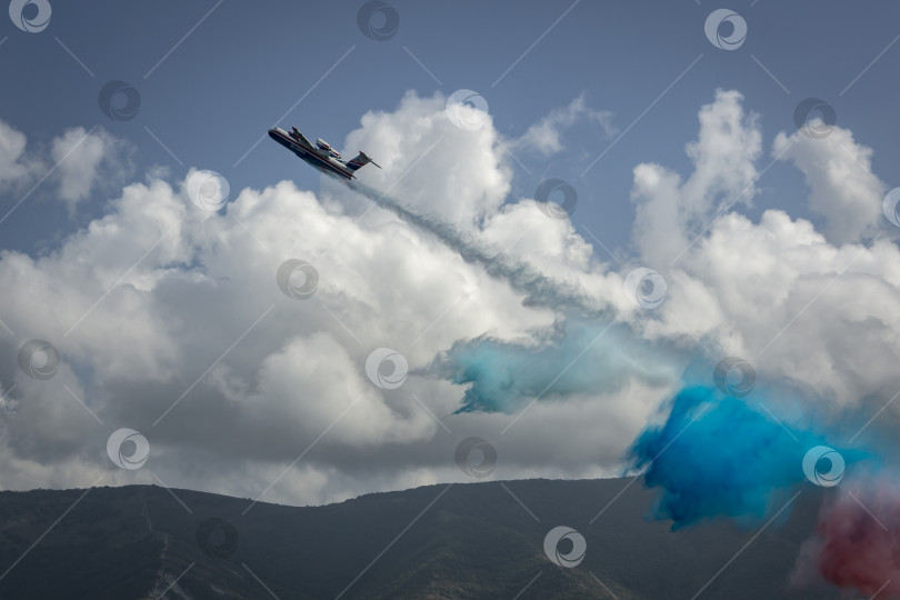 Скачать Многоцелевой самолет-амфибия Бе-200ЧС им. Г.М. Бериева фотосток Ozero