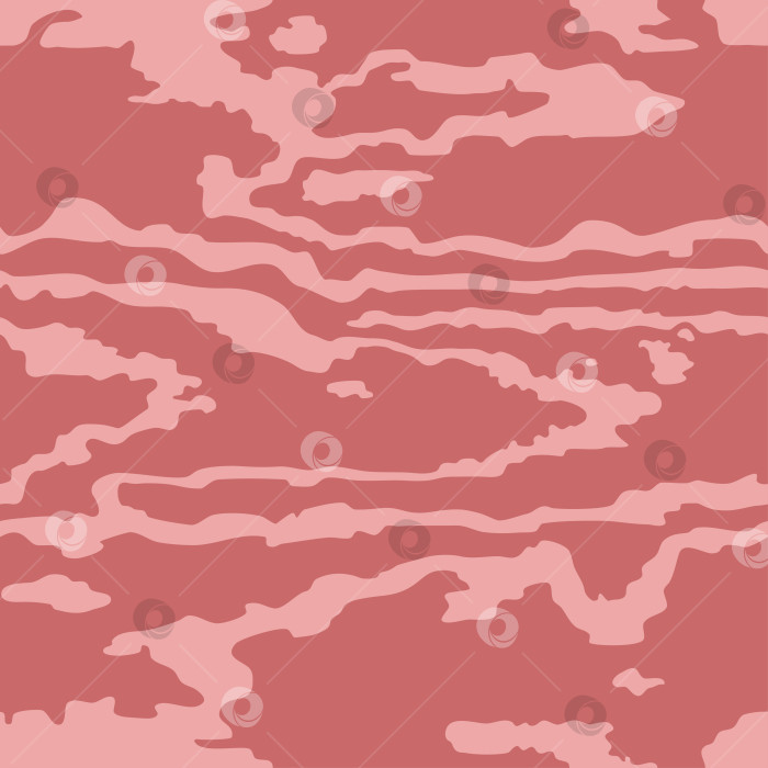 Скачать Векторная текстура древесины. Плотные линии древесной коры. Бесшовный фон из красно-коричневой древесины. Образец естественного волнистого рисунка фотосток Ozero