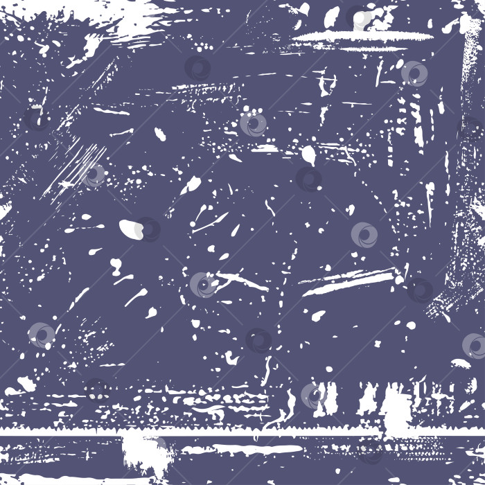 Скачать Бесшовная квадратная рамка в стиле гранж. Эффект наложения для создания эффекта старения и потертости. Векторный грязный фон фотосток Ozero