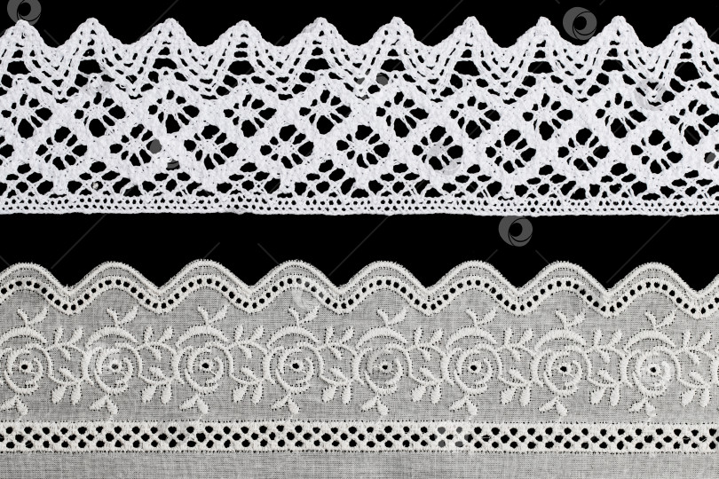 Скачать белый хлопчатобумажный носовой платок с кружевом ручной работы, изолированный фотосток Ozero