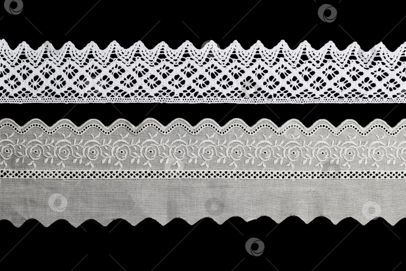 Скачать белый хлопчатобумажный носовой платок с кружевом ручной работы, изолированный фотосток Ozero