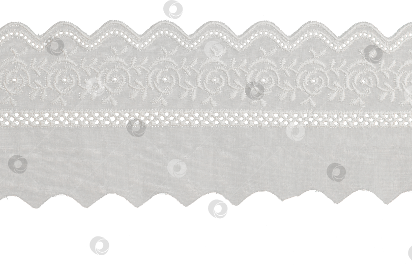 Скачать белый хлопчатобумажный носовой платок с кружевом ручной работы, изолированный фотосток Ozero