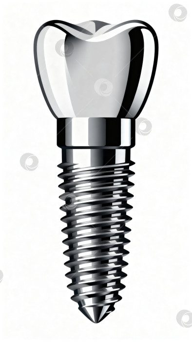 Скачать Дентальный имплантат (3D-модель) фотосток Ozero