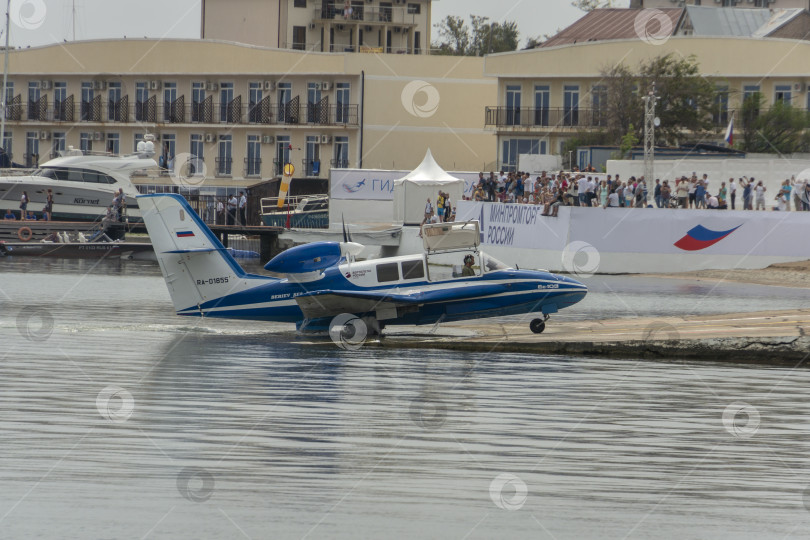 Скачать Самолет-амфибия Бе-103 им. Г.М. Бериева на Гидроавиасалоне 2018 фотосток Ozero