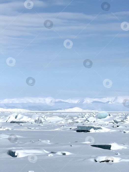 Скачать Снежный горизонт фотосток Ozero