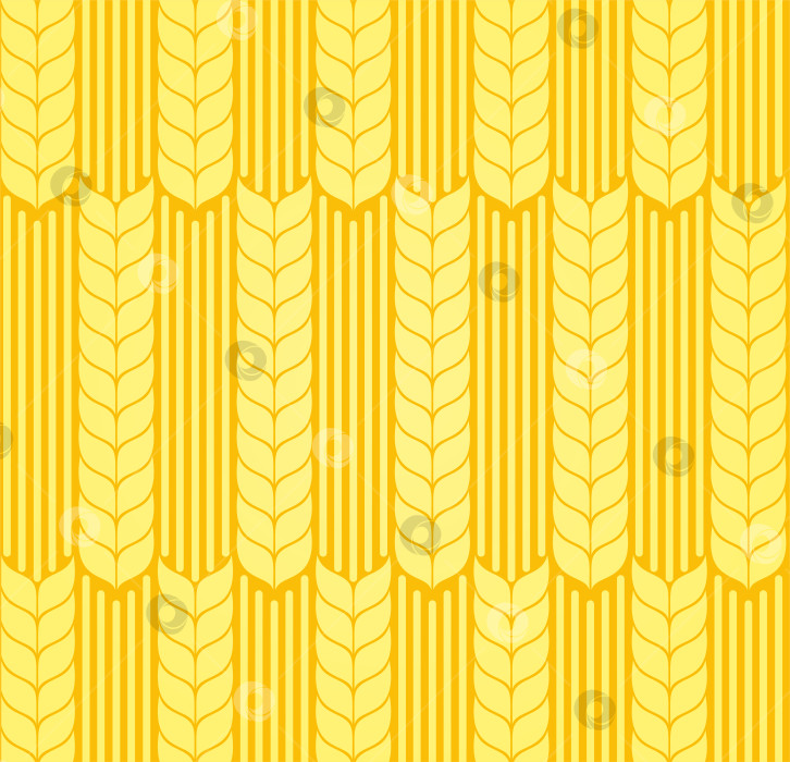 Скачать Бесшовный фон с пшеницей. фотосток Ozero