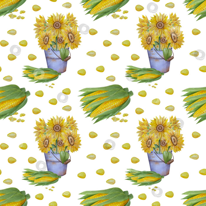 Скачать Коллекция осенних элементов. Осенние композиции с тыквами, кленовыми листьями, подсолнухом, рожью. Акварельная иллюстрация дня благодарения за урожай. Иллюстрации ручной росписи для дизайна, полиграфии, Хэллоуина, дня благодарения, социальных сетей. фотосток Ozero