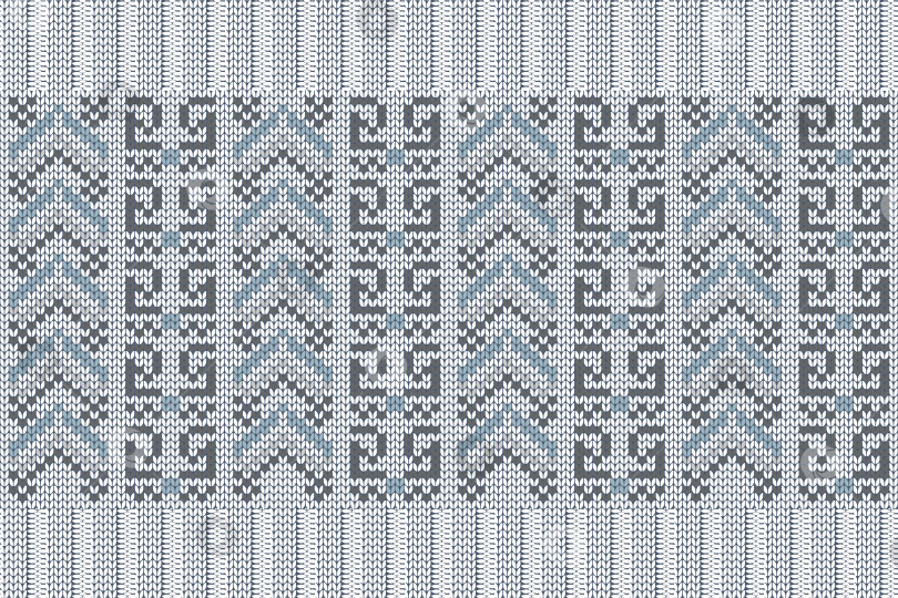Скачать Узор для вязания на Рождество и зимние праздники в клетку, дизайн свитера фотосток Ozero