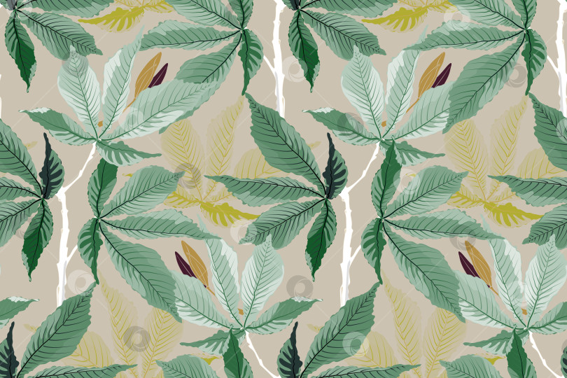 Скачать Векторный цветочный бесшовный узор фотосток Ozero