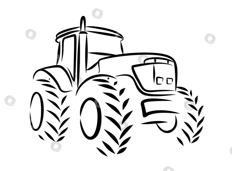 Скачать Символ трактора. фотосток Ozero