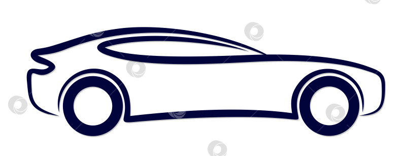 Скачать Символ спортивного автомобиля. фотосток Ozero