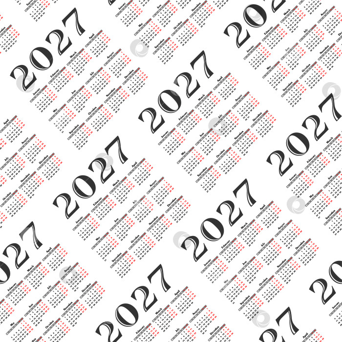 Скачать Фон с календарем на 2027 год. фотосток Ozero