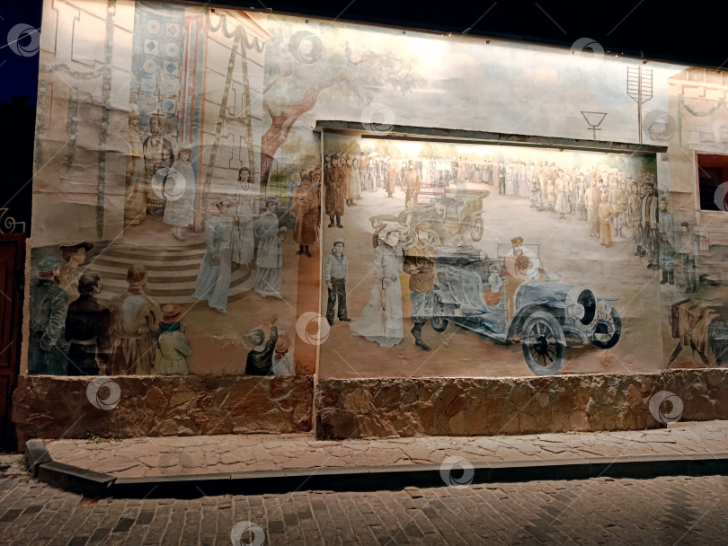 Скачать Фреска на стене в Евпатории фотосток Ozero