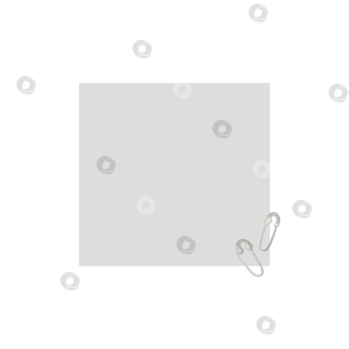 Скачать Акварельная иллюстрация швейного набора. Иллюстрации, нарисованные от руки, подойдут как для студии или школы, так и для дизайнера фотосток Ozero