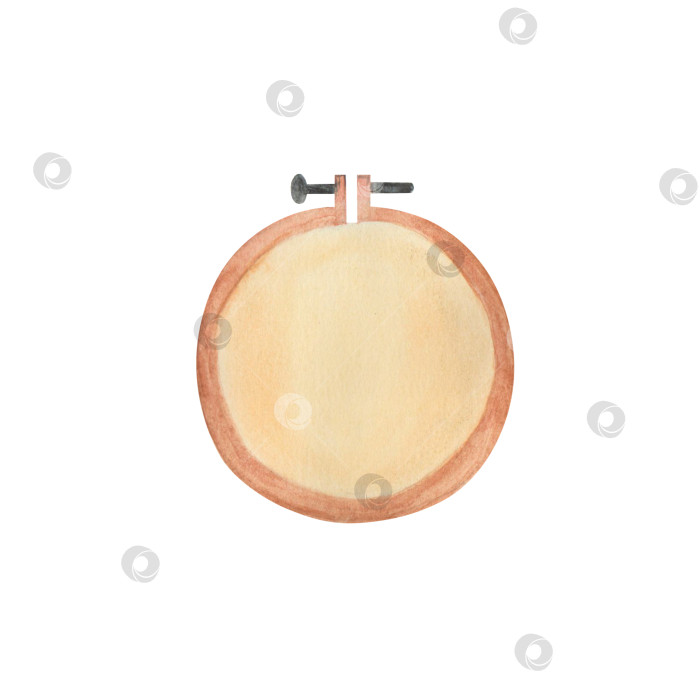 Скачать Акварельная иллюстрация швейного набора. Вышивка фотосток Ozero