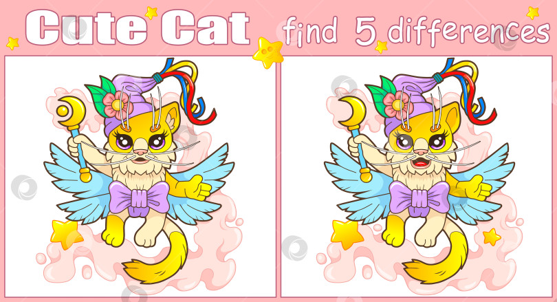 Скачать Кошка фея фотосток Ozero